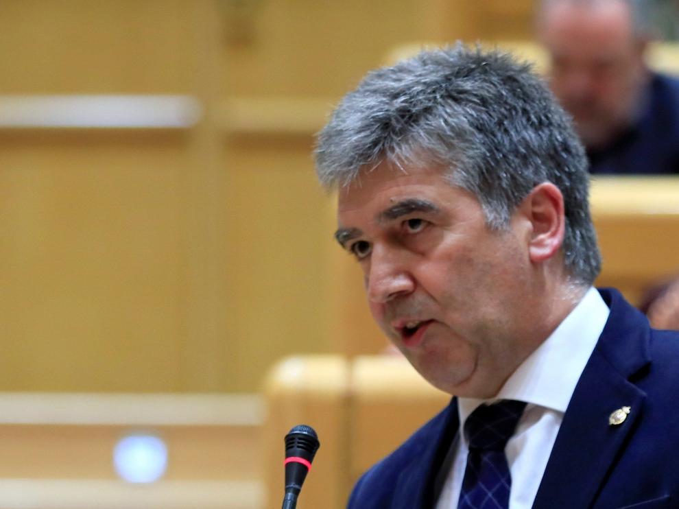 El senador del PP, Ignacio Cosidó, en el Senado.