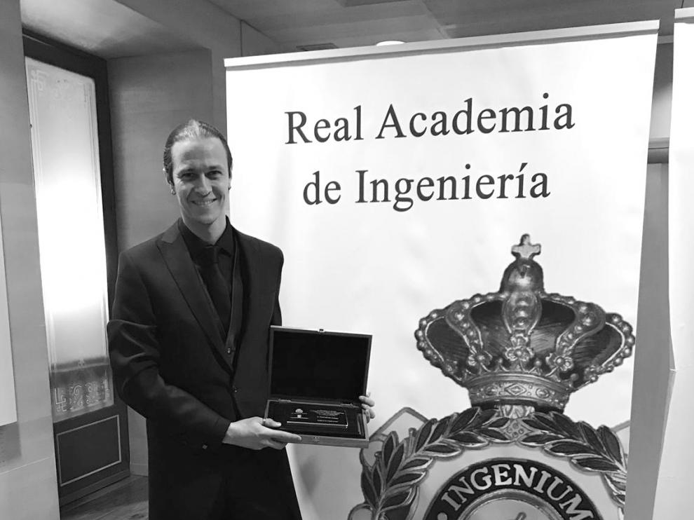 El ingeniero aragonés galardonado David Gascón, de Libelium