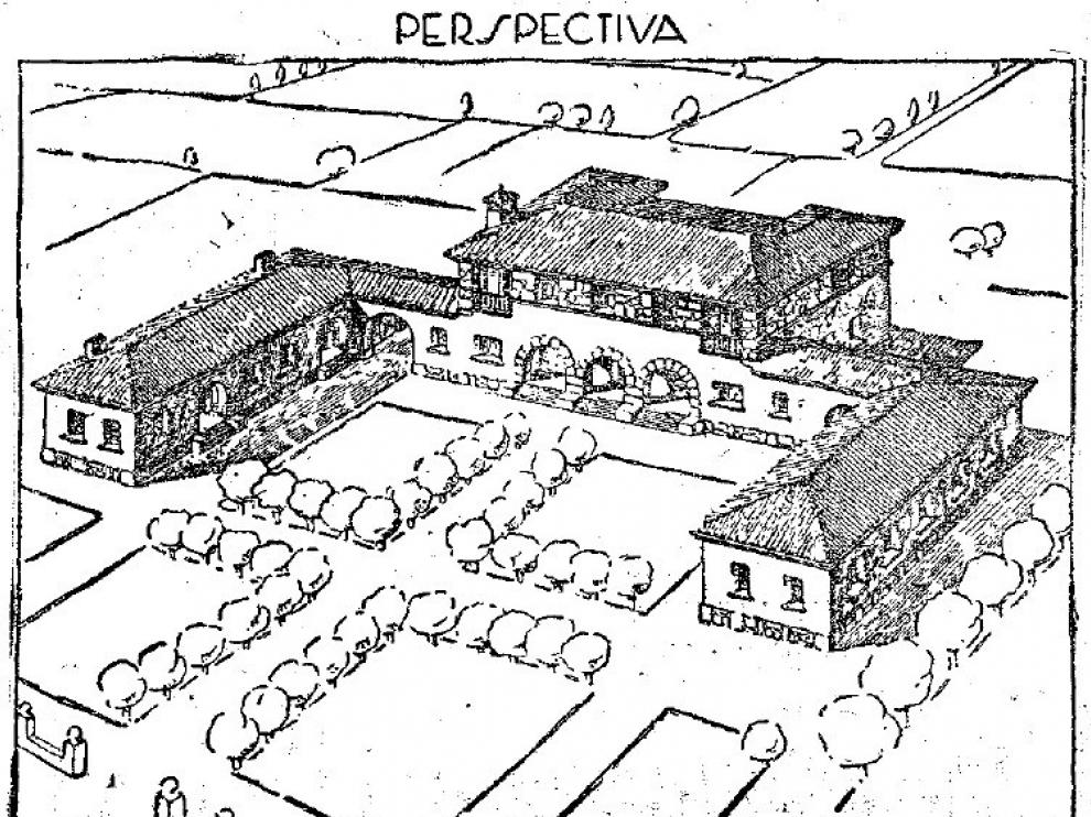 La Granja de Almudévar, otro bien catalogado que sigue en la Lista Roja de Patrimonio