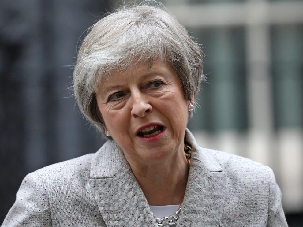 La primera ministra británica, Theresa May.