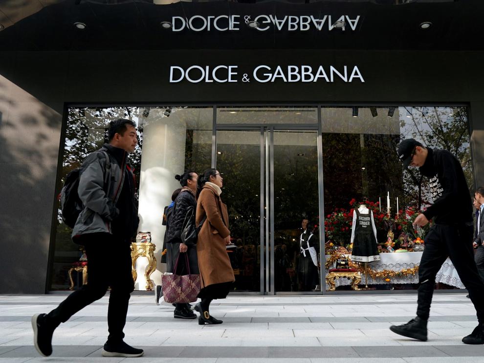 Tienda de Dolce & Gabbana en Shangai.