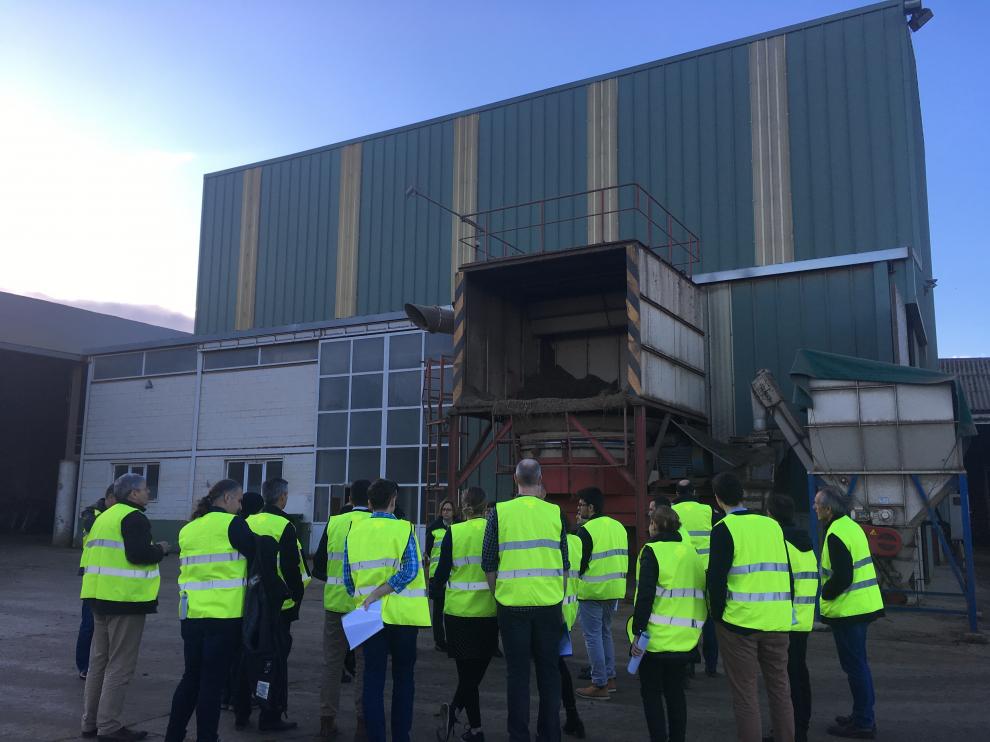 Socios de Agroinlog visitando la sede de Pascual Sanz.