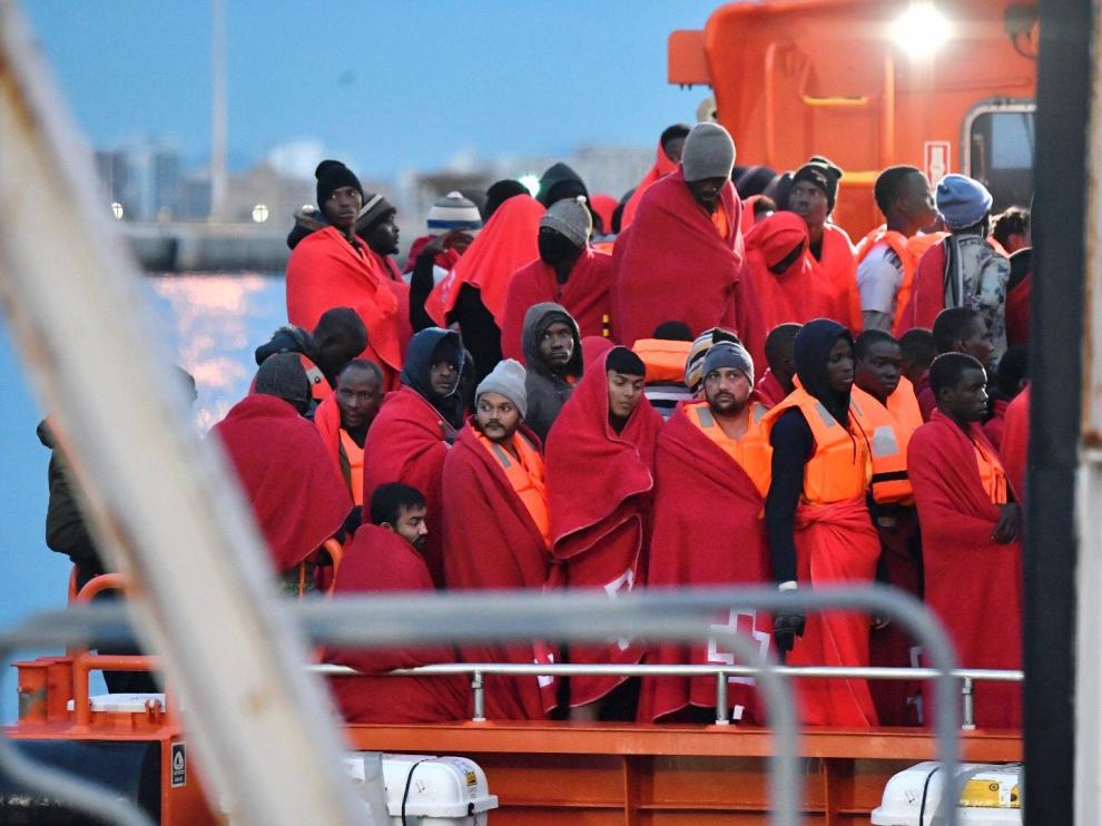 Este jueves el centro coordinador de Salvamento Marítimo de Almería dirigió el rescate de 894 personas