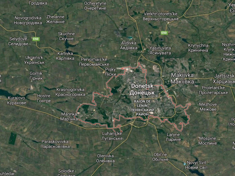 Ucrania ataca con artillería pesada posiciones de los separatistas en Donetsk