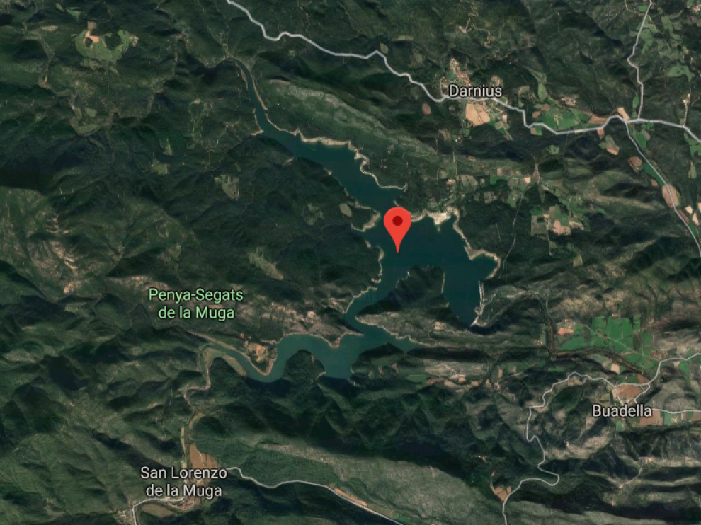 El pantano de Darnius Boadella, en Gerona