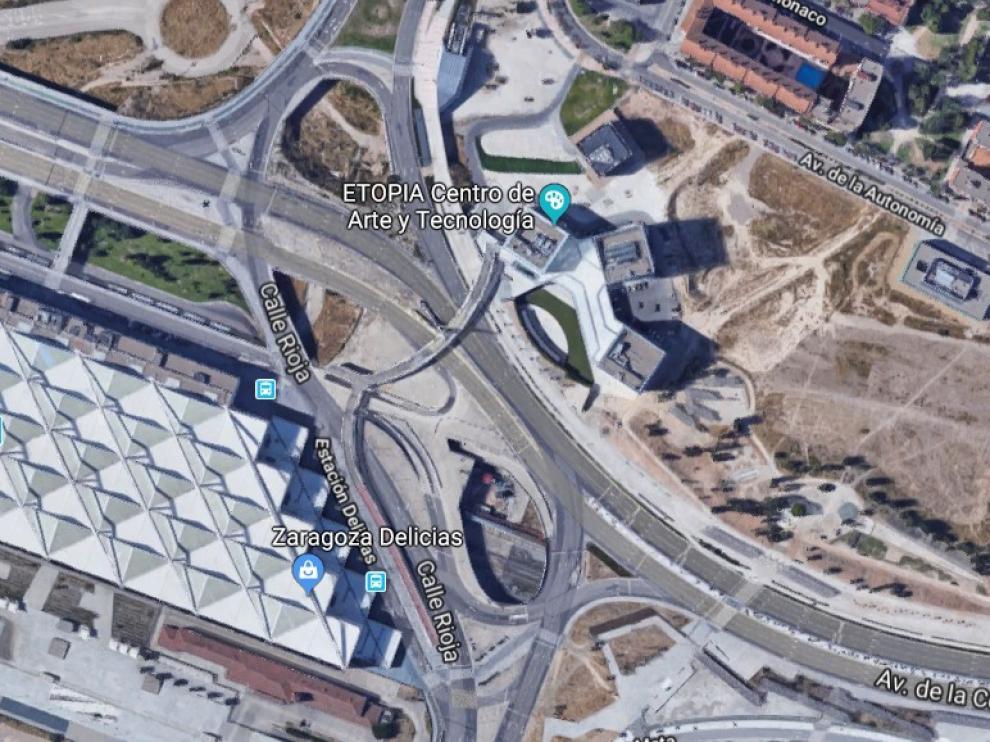 El suceso ocurrió en la avenida Ciudad de Soria con avenida Expo 2008.