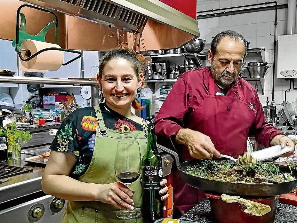 Paula Arto y Antonio Arto en la Escuela Diorrios.