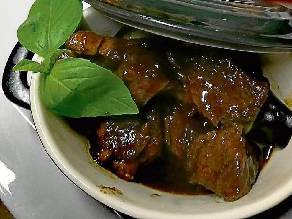 Ragú de ternera a la bávara.