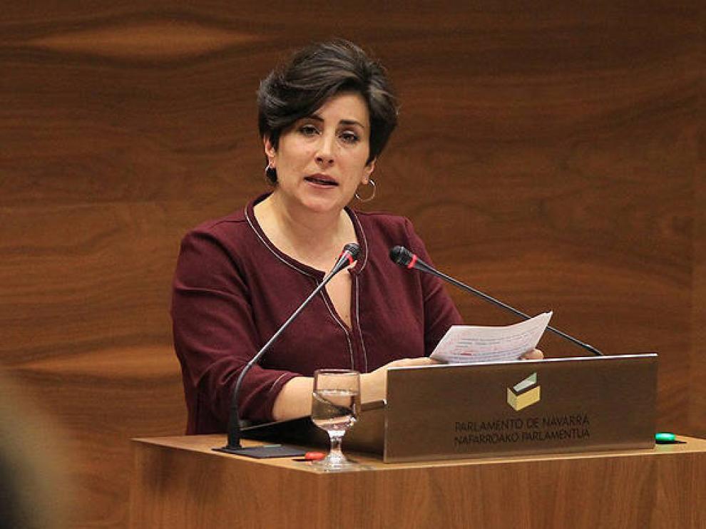 La consejera de Educación del Gobierno de Navarra, María Solana.
