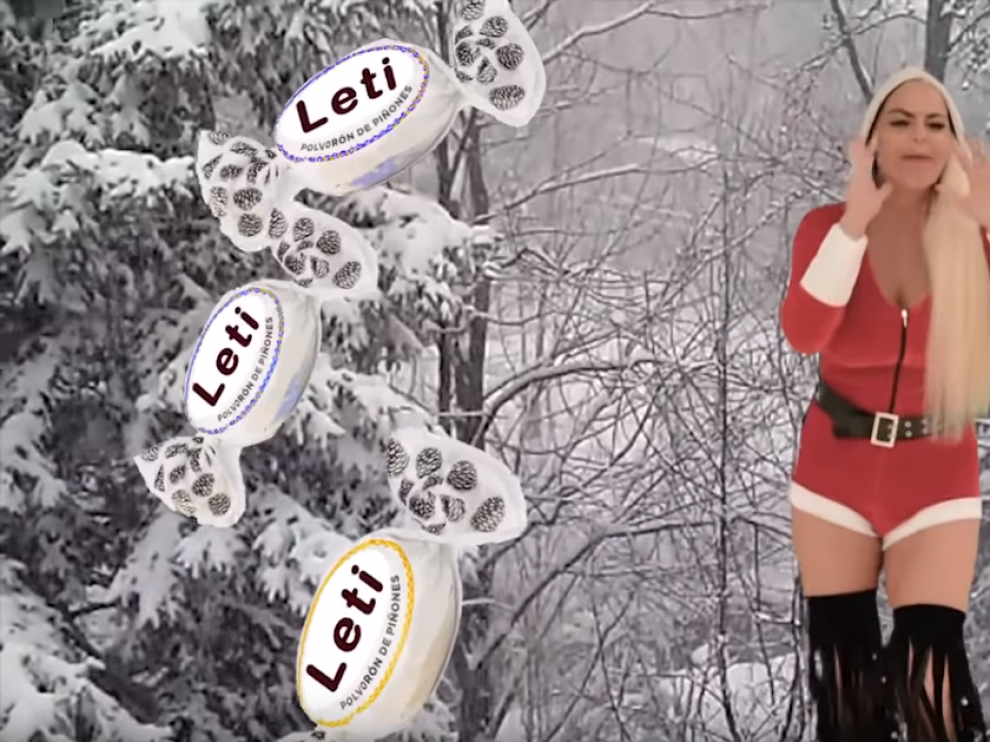 Imagen del videoclip de 'El polvorrón'.