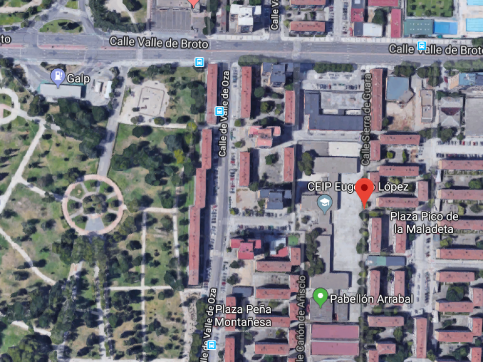 Calle Sierra de Guara, en Zaragoza
