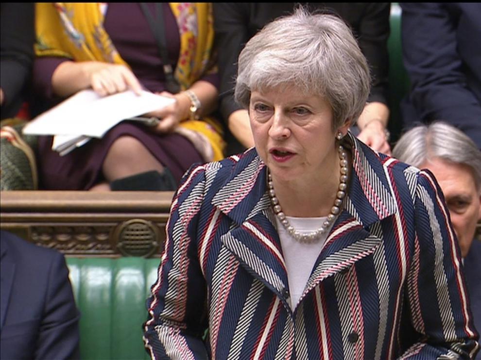 La primera ministra británica, Theresa May