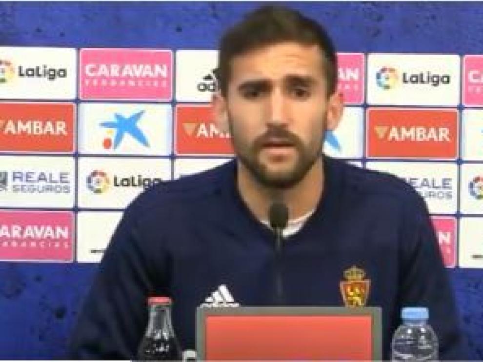 Alberto Benito, en la rueda de prensa ofrecida este martes en la Ciudad Deportiva.