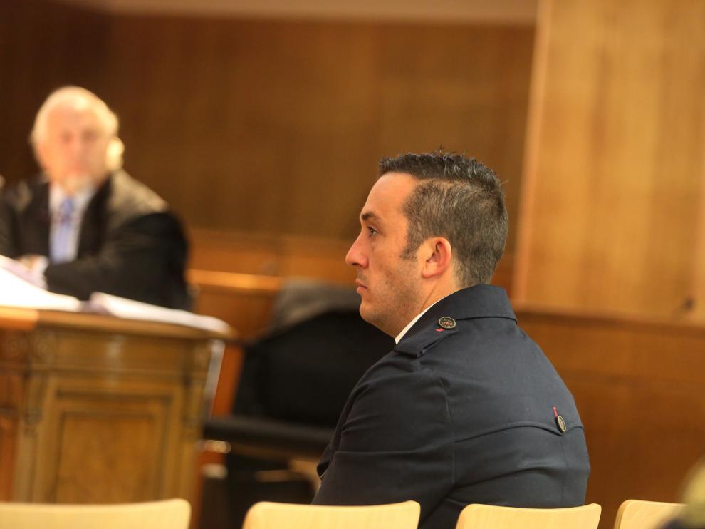 José María Sebastián, durante el juicio celebrado en la Audiencia Provincial de Huesca