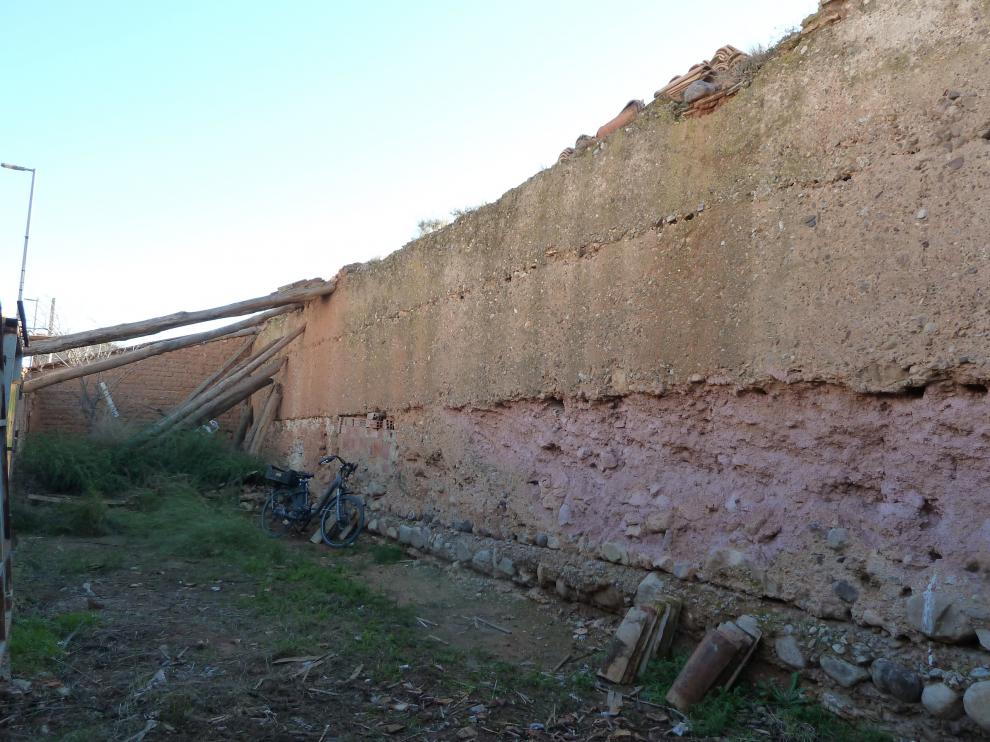 Los doce metros de muralla, tras ser descubiertos