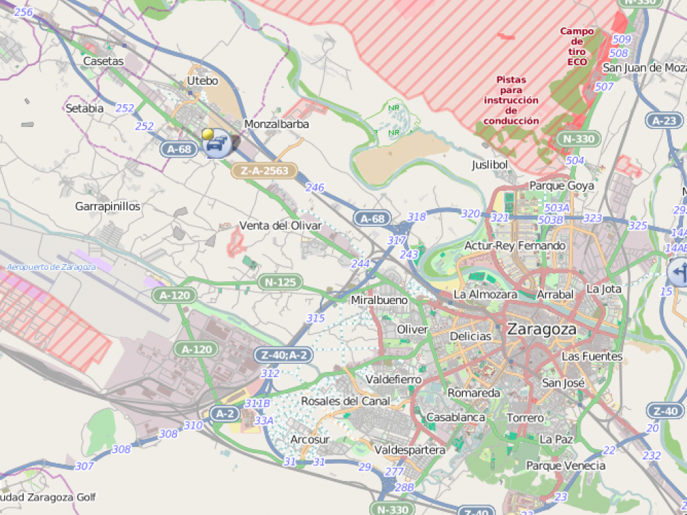 Retenciones de hasta 3 kilómetros en la A-68