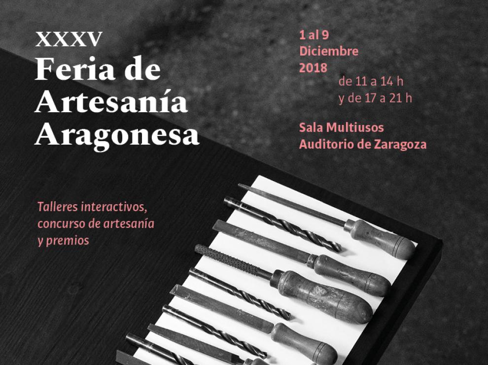 Cartel oficial de la XXXV Feria de Artesanía Aragonesa