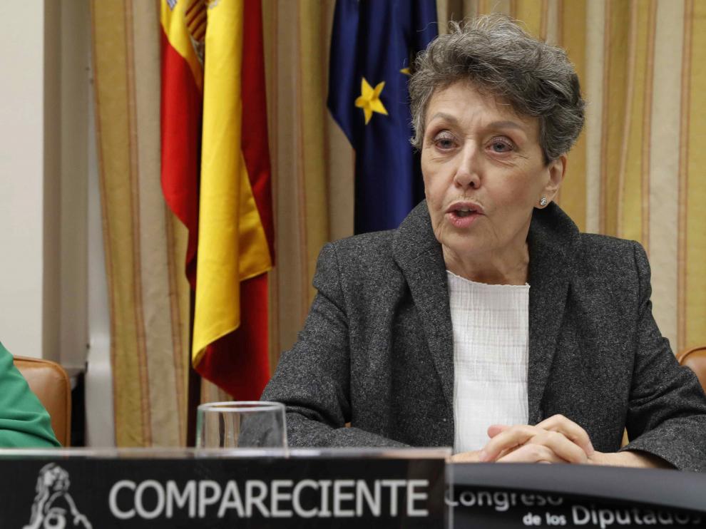 Rosa María Mateo pide disculpas al diputado aragonés del PP al que insultó