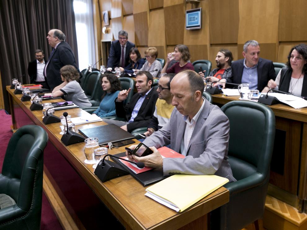 Debate sobre el estado de la ciudad en Zaragoza