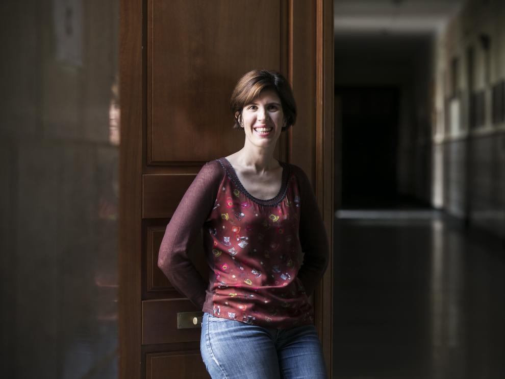 Julia Herrero, investigadora en magnetismo y profesora en el Centro Universitario de la Defensa