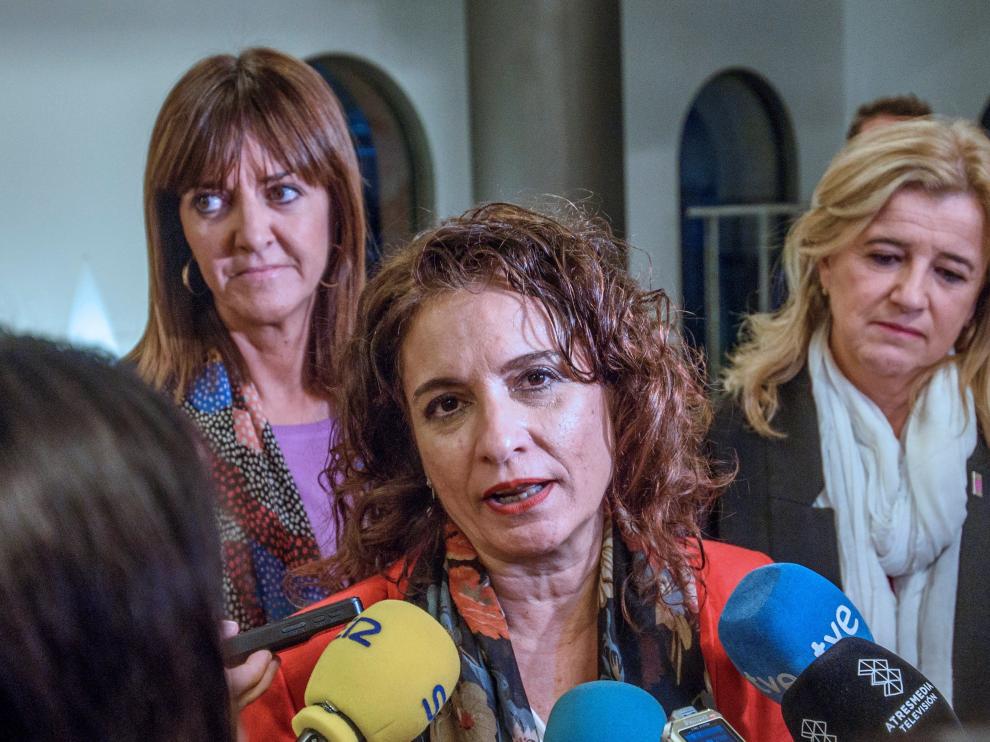 La ministra Montero, el pasado domingo en Bilbao
