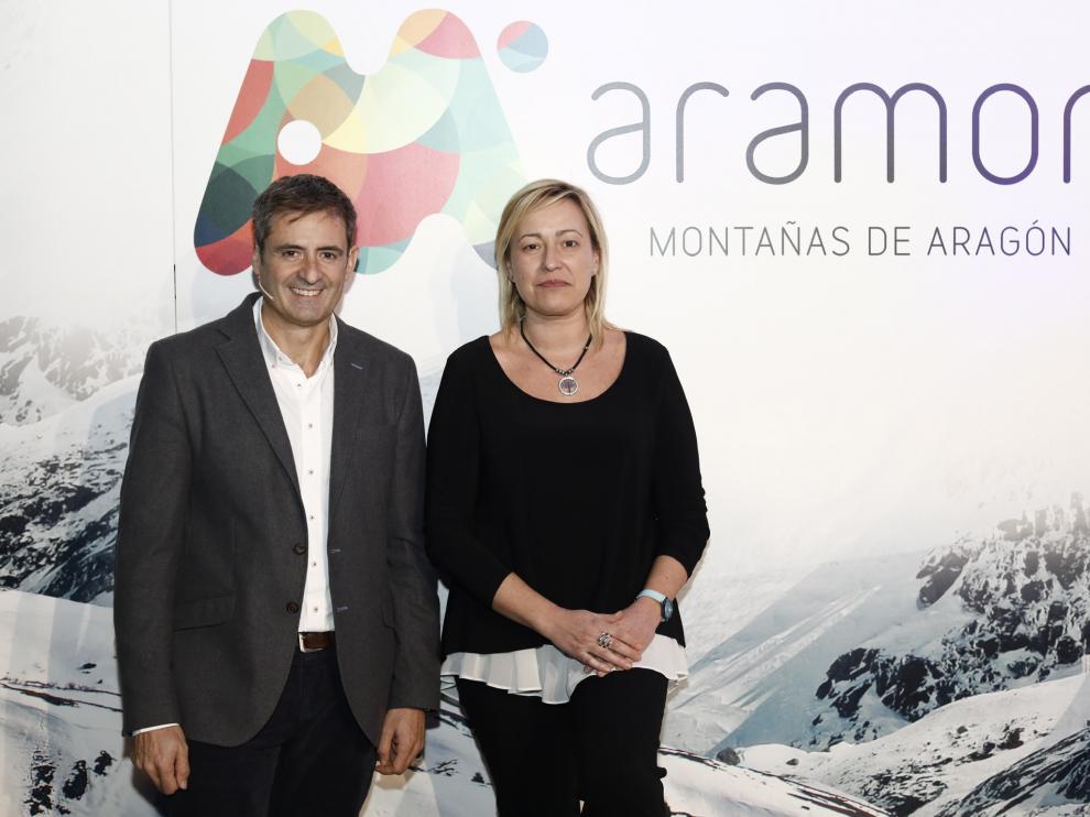 Antonio Gericó y Marta Gastón, este jueves en la presentación de la temporada.