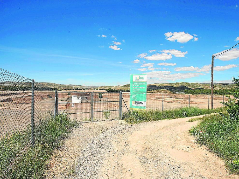 Los terrenos donde se ha proyectado el hospital, acondicionados desde 2015.