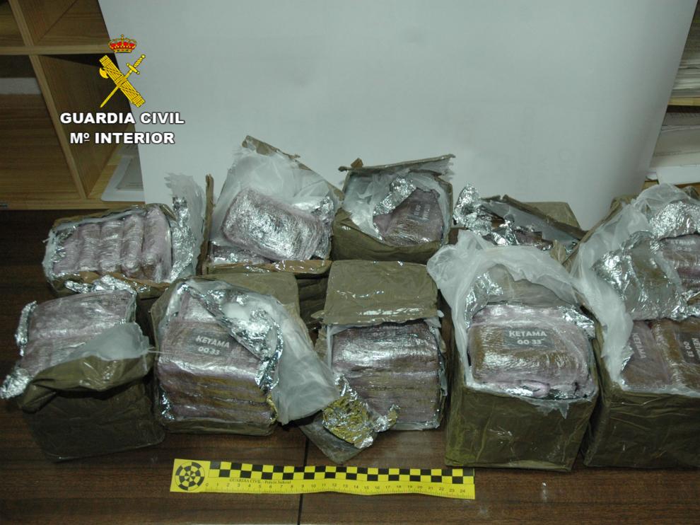 Paquetes con hachís de otra operación policial.