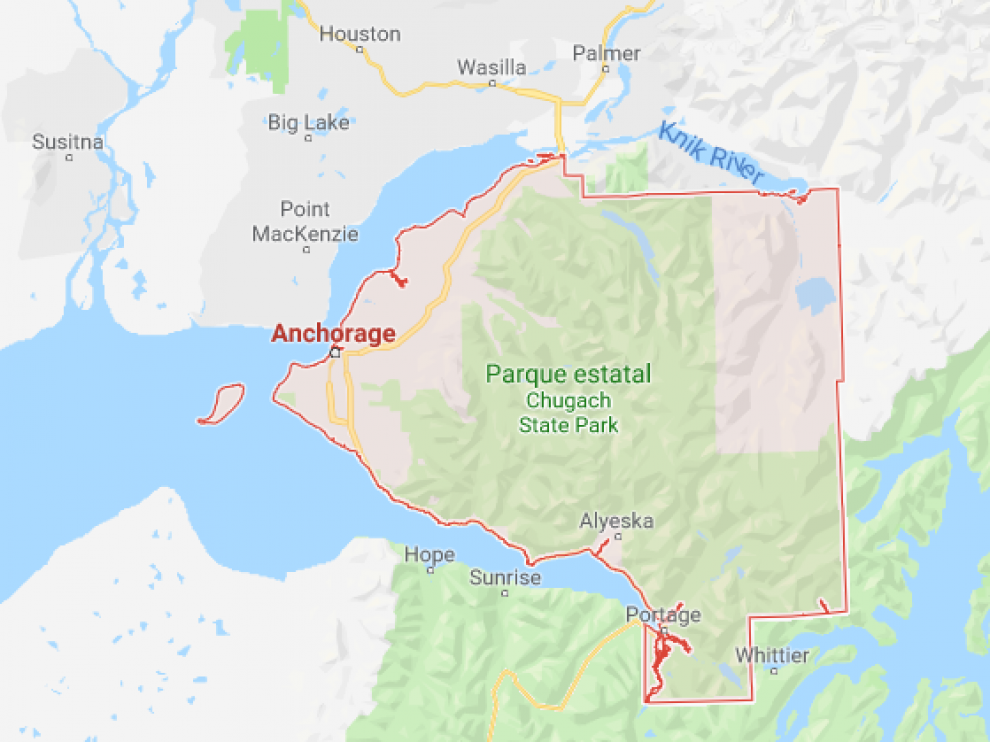 El terremoto se ha registrado en la ciudad de Anchorage.