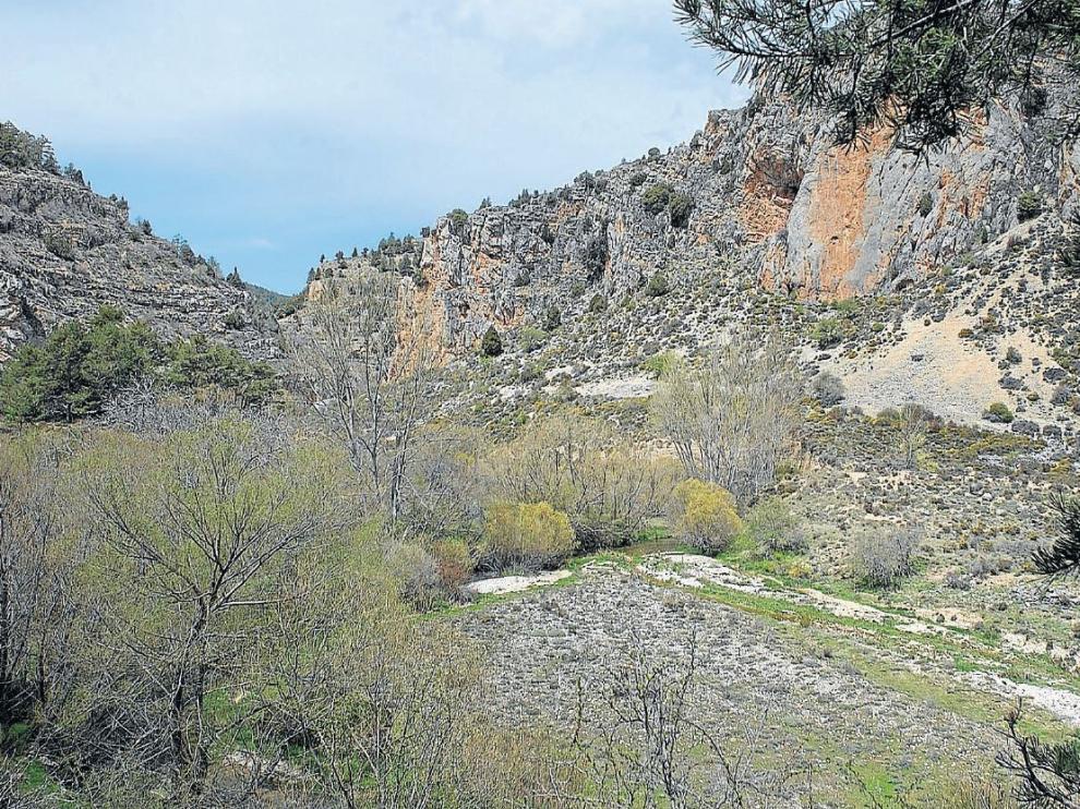 Vista del barranco Hondo, en tierras de Tramacastilla.