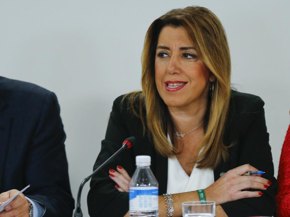Las secretaria general del PSOE-A y presidenta de la Junta en funciones, Susana Díaz.
