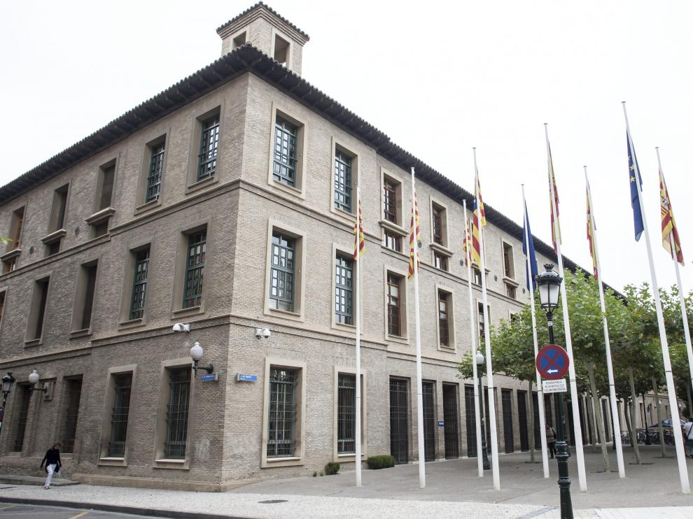 En la imagen, el edificio Pignatelli, sede del Gobierno aragonés en Zaragoza.