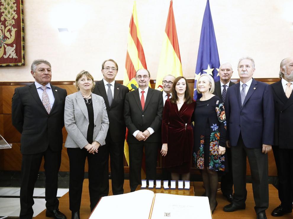 Acto de la Constitución celebrado este miércoles en Zaragoza.