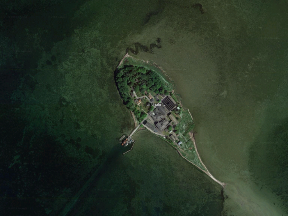 Lindholm, isla al sureste del país a donde se quiere destinar a los inmigrantes sin permiso.