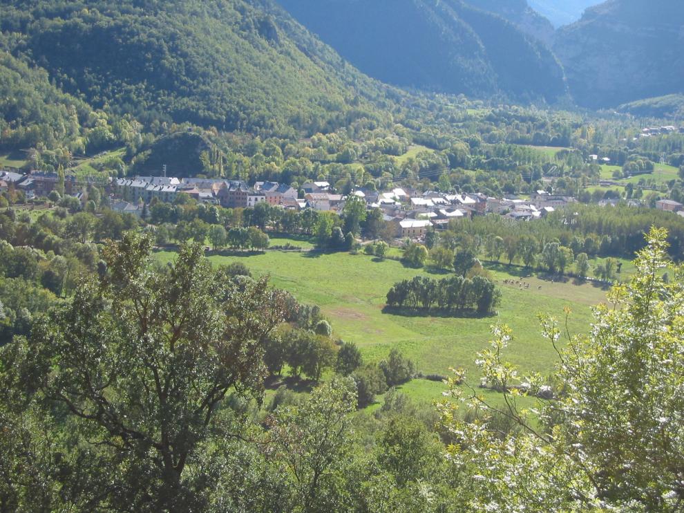Vista general de Castejón de Sos.