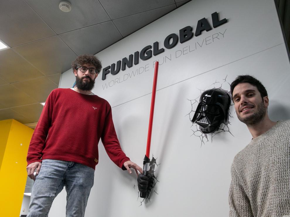 Toño Escartín y Carlos Larraz, fundadores de Funidelia.