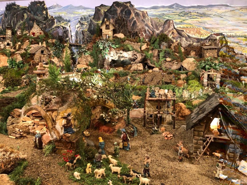 La Navidad llega a Pomar de Cinca con la apertura de su Belén montañés