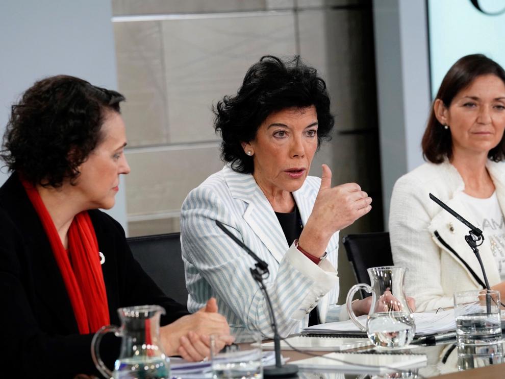 Rueda de prensa tras el Consejo de Ministros