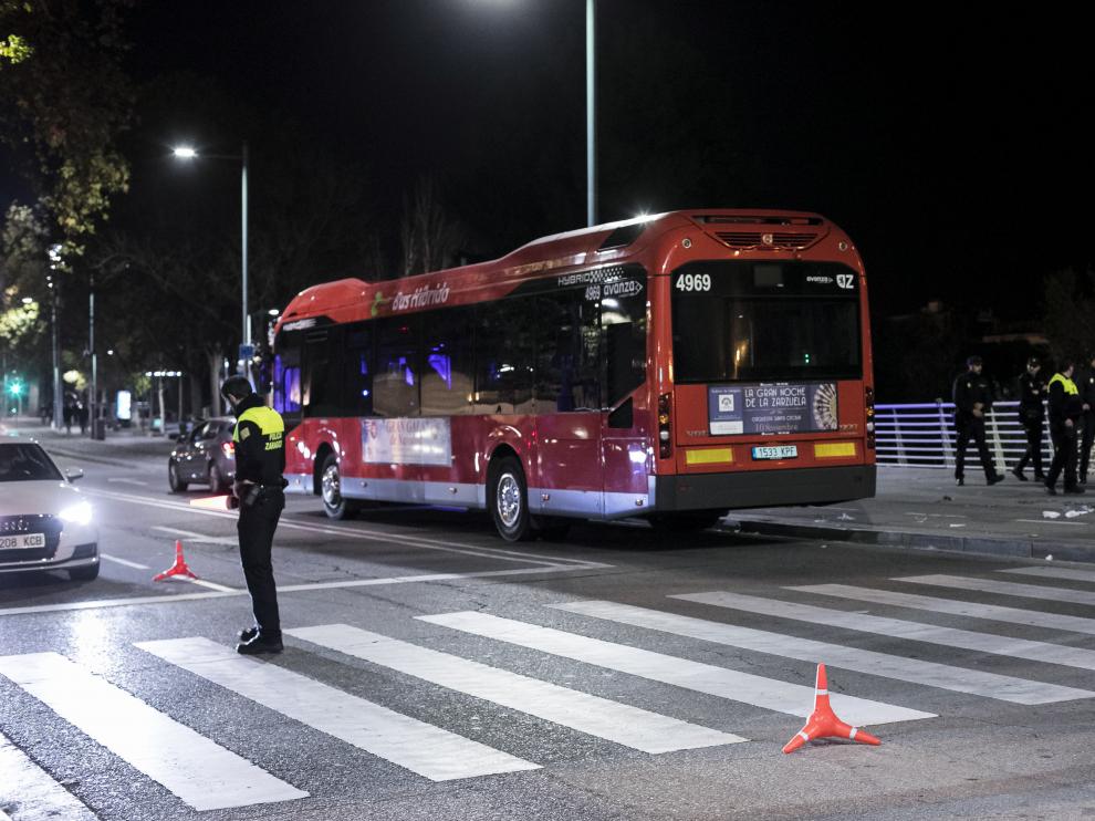 Lugar del atropello mortal de este sábado en Zaragoza