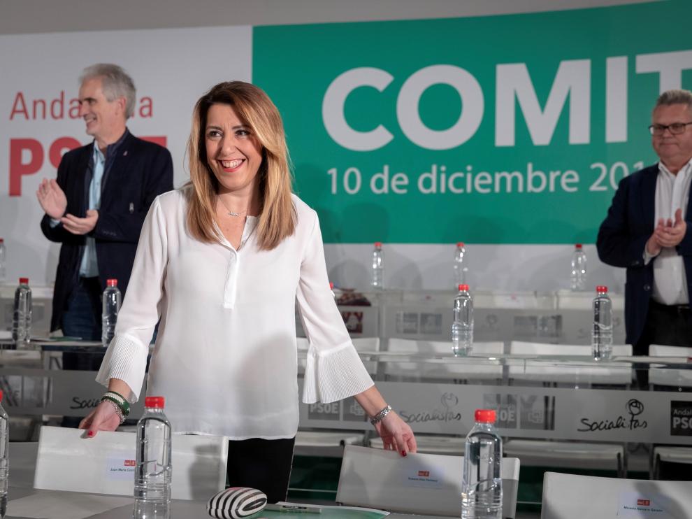 La presidenta del PSOE en Andalucía, Susana Díaz.