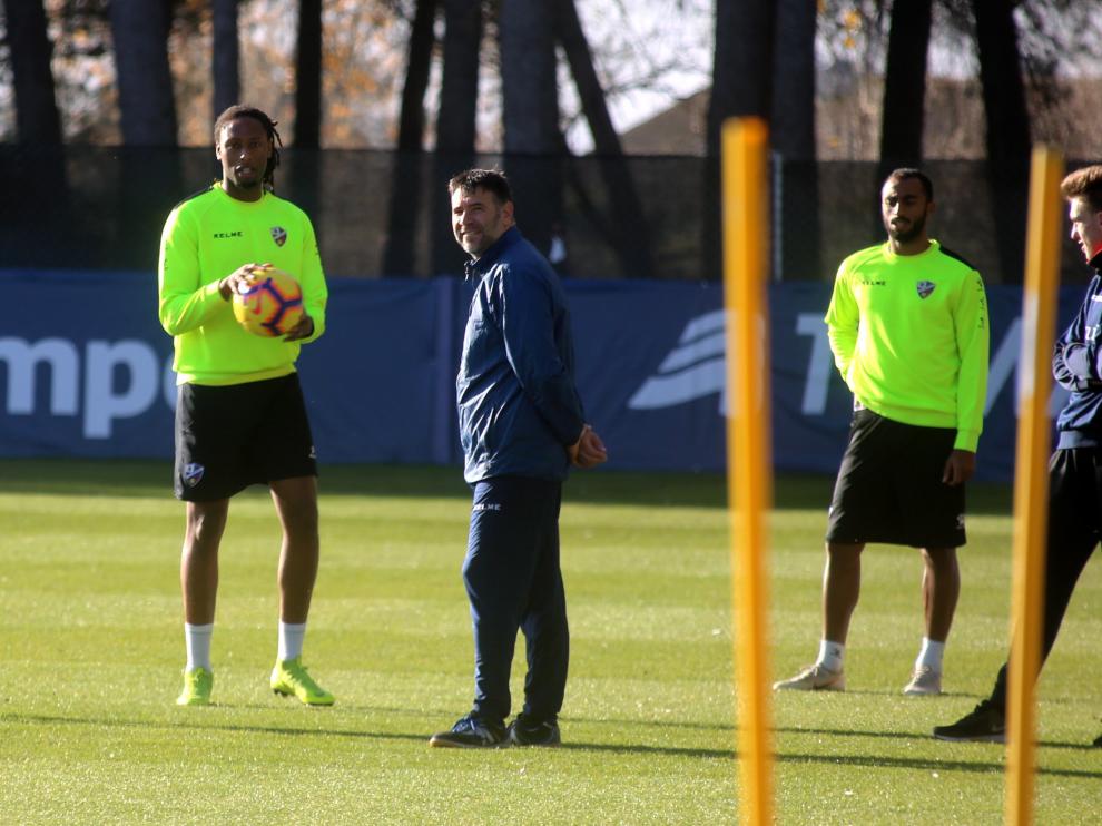 Semedo y Akapo han estado presentes en la lesión de este lunes al margen del grupo.