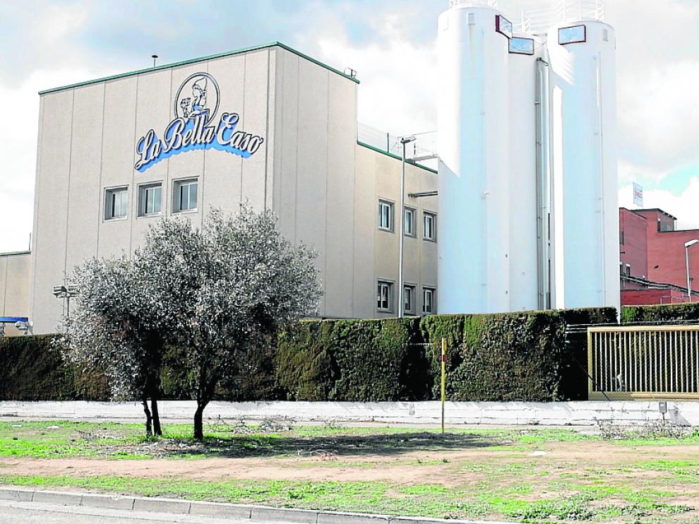 Instalaciones de la fábrica que el grupo Bimbo tiene en el polígono Malpica de Zaragoza.