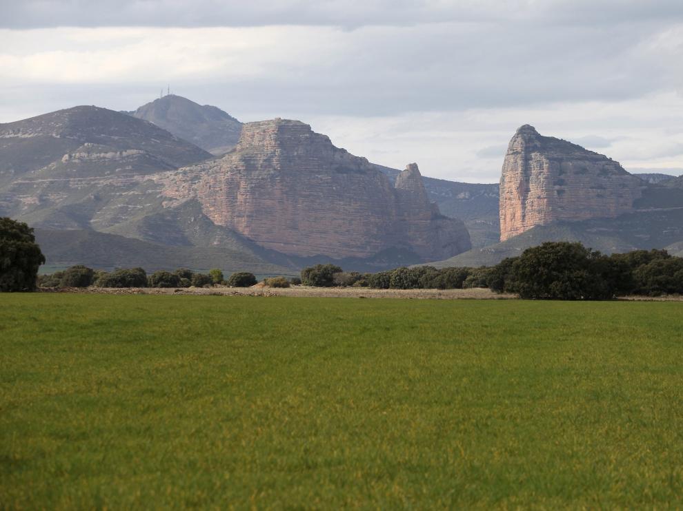 El Salto de Roldán, en la sierra de Guara.