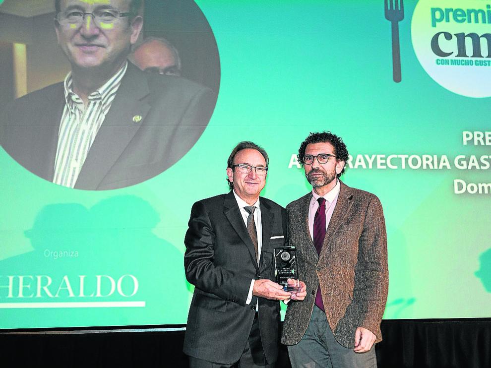 Domingo Mancho, junto a Enrique Torguet, director de Márquetin y Comunicación de Ambar.