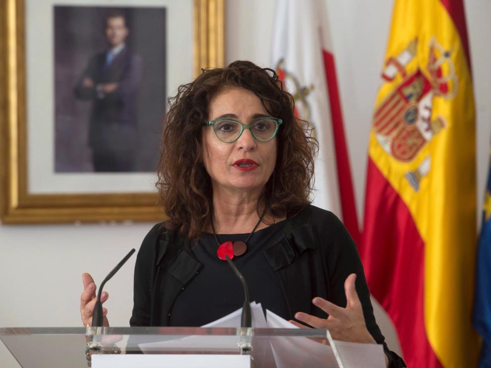 La ministra de Hacienda, María Jesús Montero.