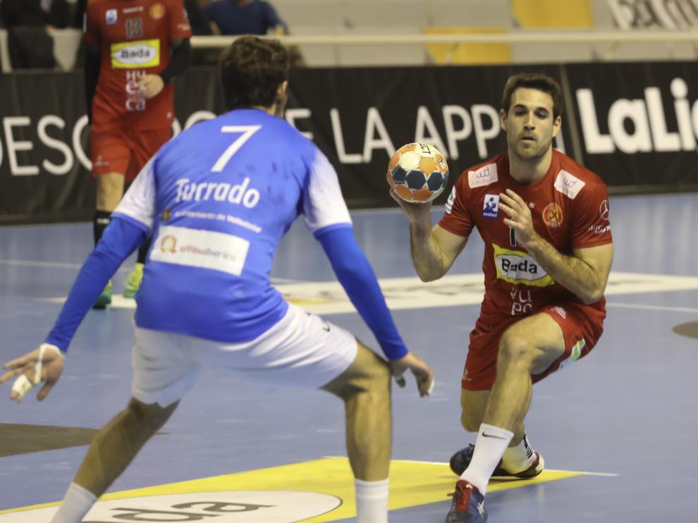 Adrià Pérez, jugador del Bada Huesca.
