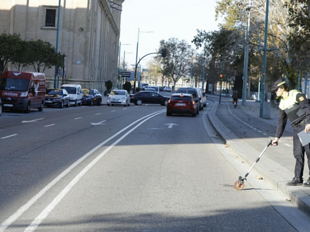 Herido un peatón en otro atropello en el paseo de Echegaray de Zaragoza