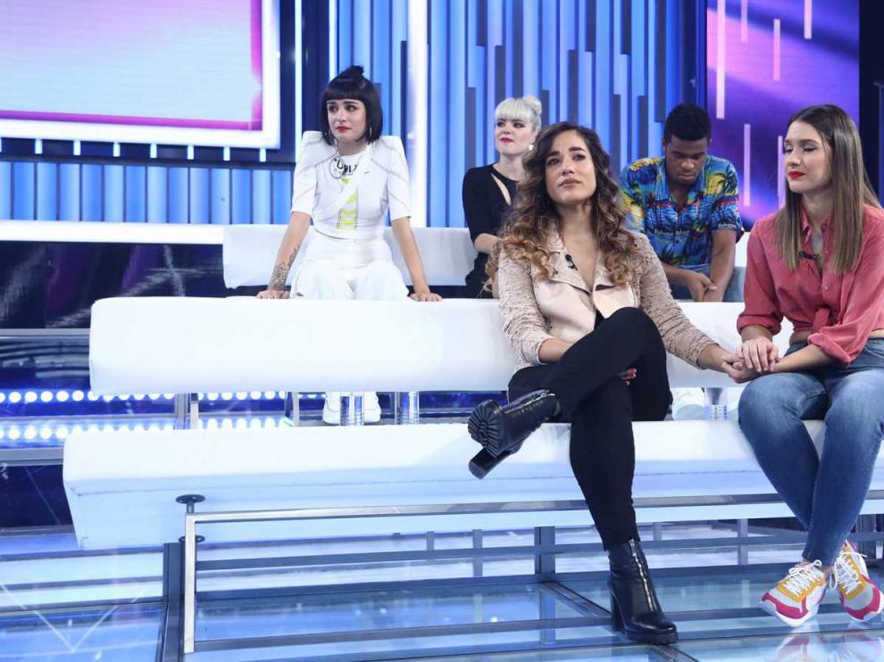 Los cinco finalistas de OT 2018, entristecidos por la marcha de Miki.