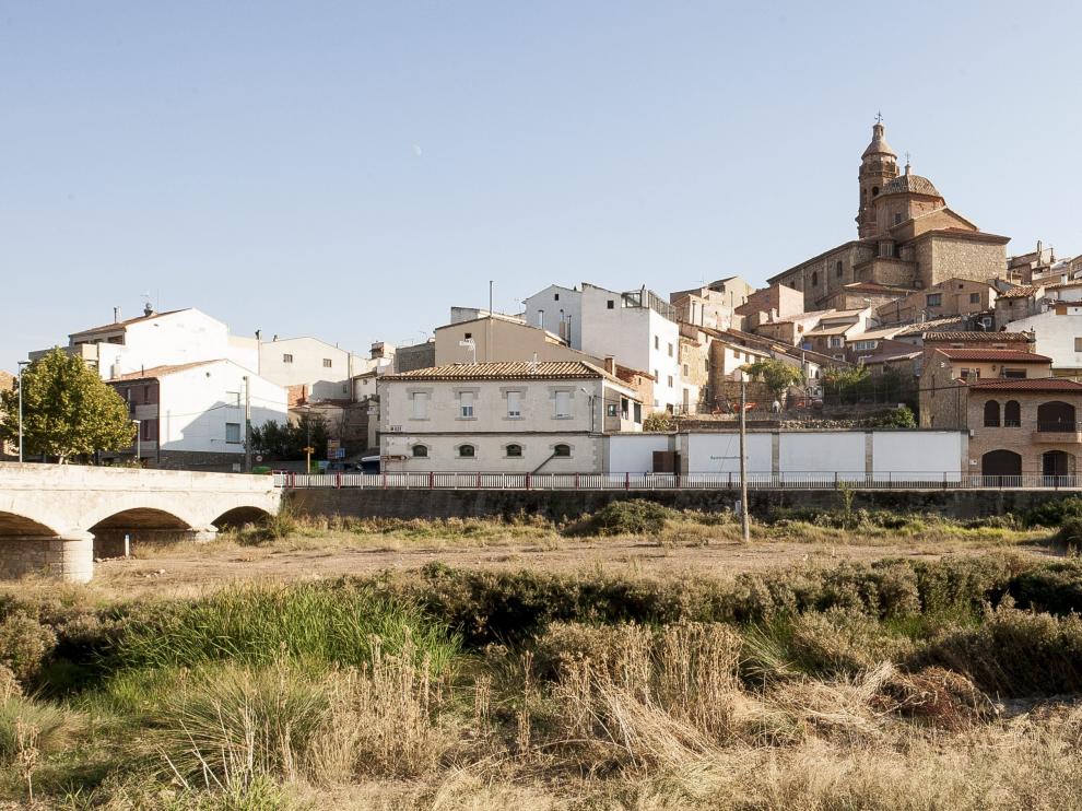 La localidad de Oliete, en la comarca turolense de Andorra-Sierra de Arcos.
