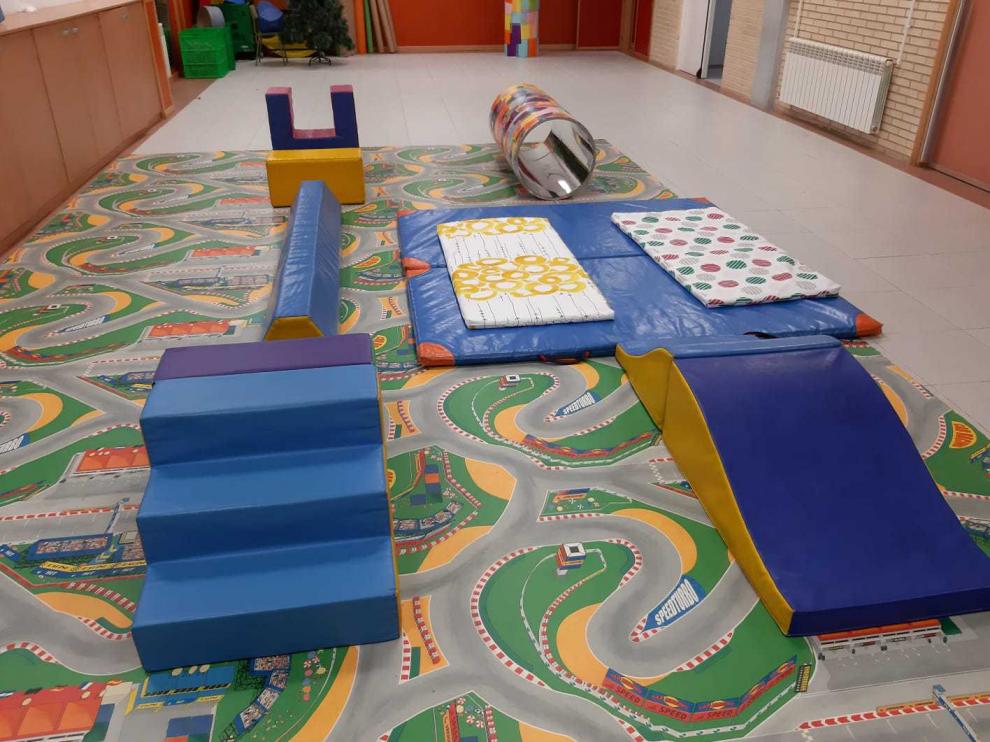 Colegio San Roque de María de Huerva, donde también falta un fisioterapeuta.